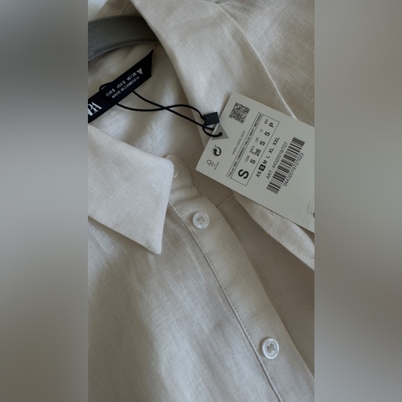 Zara Linen Shirt - Picture 7 of 8